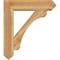 Ekena Millwork Legacy Arts and Crafts Rough Sawn Bracket w/ Offset Brace, Western Red Cedar, 8"W x 32"D x 36"H BKT0806X32X36LEC03RWR - alternate 2